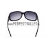 Gucci Oversized Square Leather Black Sunglasses 307815 Replica