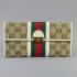 Gucci Wallet 150674 Apricot Canvas Small Wallet