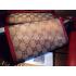 Gucci Red Brown Wallet Clutch Calfskin