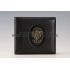 Gucci Bi-Fold Wallet With Gold Gucci Logo Black Replica