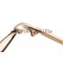 Gucci Signature Logo Gold Frame Brown Lenses Sunglasses 308145