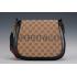 Gucci Lady Web GG Canvas And Black Leather Medium Bag  18926781