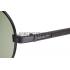 Gucci Aviator Wrap Black Frame Green Lens Sunglasses 308210