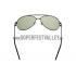 Gucci Aviator Wrap Black Frame Green Lens Sunglasses 308210