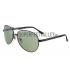 Gucci Aviator Wrap Black Frame Green Lens Sunglasses 308210