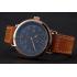 Hamilton Navy Pioneer Black Dial Rose Gold Case Brown Leather Strap