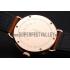 Hamilton Navy Pioneer Black Dial Rose Gold Case Brown Leather Strap