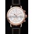 Hamilton Navy Pioneer Chrono White Dial Rose Gold Case Black Leather Strap