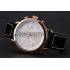 Hamilton Navy Pioneer Chrono White Dial Rose Gold Case Black Leather Strap