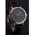 Hamilton Navy Pioneer Black Dial Rose Gold Case Black Leather Strap