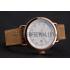 Hamilton Navy Pioneer White Dial Rose Gold Case Light Brown Leather Strap