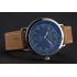 Hamilton Navy Pioneer Small Second Black Dial Stainless Steel Case Light Brown Leather Strap