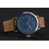 Replica Hamilton Navy Pioneer Black Dial Stainless Steel Case Light Brown Leather Strap