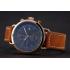 Hamilton Navy Pioneer Chrono Black Dial Rose Gold Case Brown Leather Strap Replica