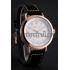 Hamilton Navy Pioneer White Dial Rose Gold Case Black Leather Strap