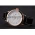 Hamilton Navy Pioneer White Dial Rose Gold Case Black Leather Strap