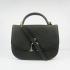 Hermes Stirrup bag 8088 2way Cow Leather Black Replica