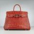 Cheap Hermes Birkin 6089 Ladies Crocodile Orange Bag