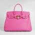 Hermes Original leather 6089 Ladies Cow Leather Pink