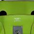 Hermes Original leather HB35 Ladies Cow Leather Green Handbag