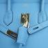 Hermes Original leather 6089 Ladies Handbag Blue