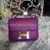 Replica Hermes Constance Messenger Bag Purple