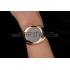 Hermes Dressage Light Brown Dial Rose Gold Case Black Leather Strap