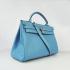 Hermes Kelly 6308 Ladies 2way Blue Bag Replica