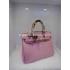 Hermes Handbag Genuine Leather Pink