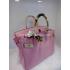 Hermes Handbag Genuine Leather Pink