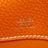 Cheap Hermes Clutches HK22 Briefcase Cow Leather Orange