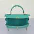 Hermes Original leather 6108 2way Lambskin Green