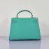 Hermes Original leather 6108 2way Lambskin Green