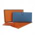 Hermes Wallet H008 Wallet Cow Leather Blue