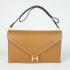 Hermes  bags 18322 Ladies Cross Body Bag Yellow