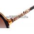 Hermes Aviator With Hermes Logo Brown Sunglasses 307851