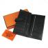 Hermes Wallet H008 Wallet Cow Leather Black