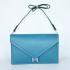 Hermes  bags 18322 Ladies Lambskin Blue