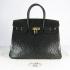 Replica Hermes Birkin 6089 Ladies Handbag Black HM01111