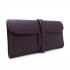 Hermes Clutches 1031 Evening Bag Lambskin Purple Replica