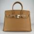 Hermes Birkin 6089 Ladies Cow Leather Coffee