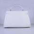 Hermes Kelly 6308 2way Cow Leather White Bag