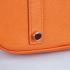 Hermes Original leather 6089 Handbag Cow Leather Orange