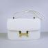 Replica Hermes Constance H020 Cow Leather White