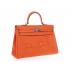 Hermes Kelly 1024 Cow Leather Red Bag