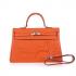 Hermes Kelly 1024 Cow Leather Red Bag