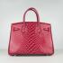 Hermes Birkin 6088 Ladies Snake Leather Red