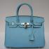 Hermes Birkin 62630 Ladies Handbag Blue Replica HM01396