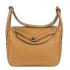 Hermes Lindy 3178 Ladies Lambskin Yellow Bag