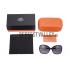 Hermes H Logo Leather Grey Sunglasses 307848